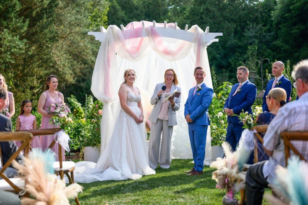 Kitchener Waterloo wedding, Bride and Groom, Backyard Wedding